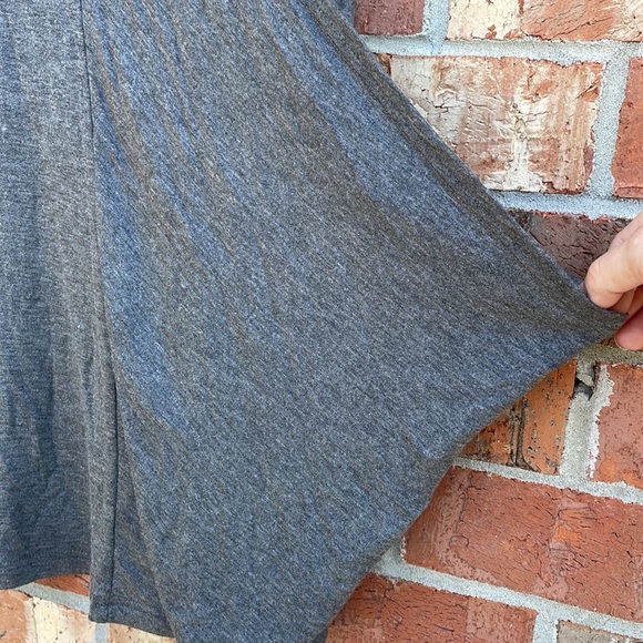 Kensie Size Large Woman's Gray NWT Dress Modern Design Stretch Long Sleeve - Picture 4 of 15